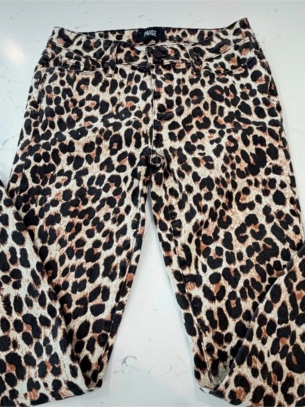 PAIGE Leopard-Print Women’s Jeggings - Brown & Black